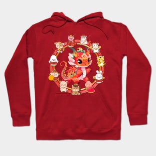 Chinese Lunar New Year Dragon 4 Hoodie